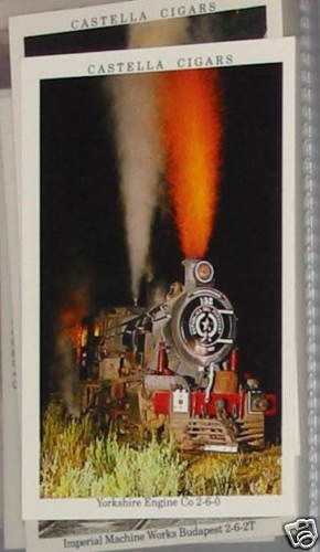 14 yorkshire engine co 2 6 0 Steam engine card