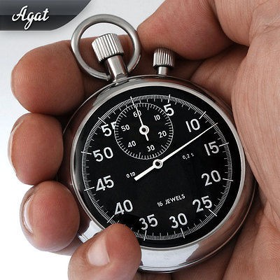 US AGAT ZLATOUST STOPWATCH mechanical shock protection