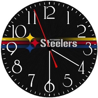 steelers clock in Fan Apparel & Souvenirs