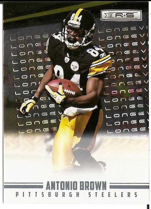 H6) 2012 Rookies & Stars ANTONIO BROWN Longevity 118/249 #117 STEELERS