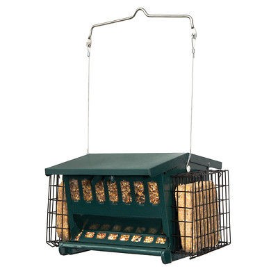 Bird Feeder Heritage Farms Mini Seeds N More Metal Hopper Feeder