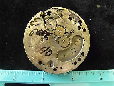   BREVET 33236 SWISS WIND UP POCKET WATCH DEPOSE SOLD AS PARTS 15J