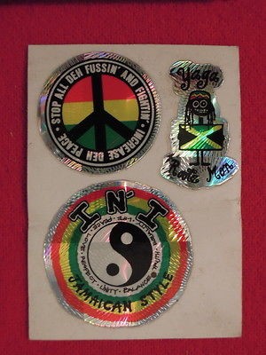 Peace Yaga Jamaican Style Vintage Surf Board Surfing Skateboarding 