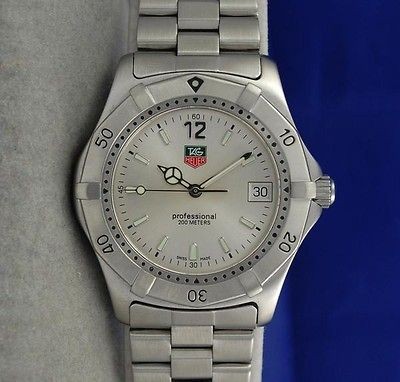 TAG HEUER WATCH PROFESSIONAL BLACK DIAL 200 METERS