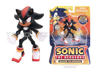 SHADOW THE HEDGEHOG action figure SONIC jazwares SEGA black TOY 