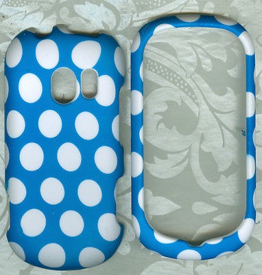   blue white dot LG EXTRAVERT vn271 verizon phone cover snap on case