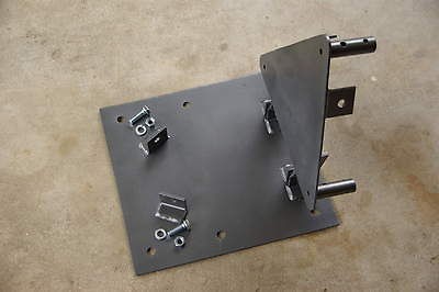 hinged base plate for rohn 25g tower ham radio tower