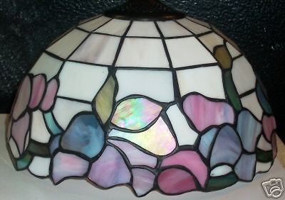 New Tiffany Style Stained Glass Lamp Shade Floral