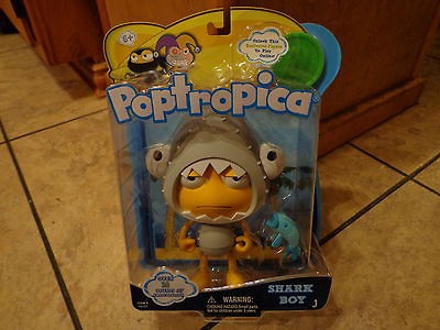 2011 POPTROPICA  SH​ARK BOY FIGURE (NEW)