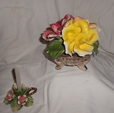 capodimonte flower in China & Dinnerware