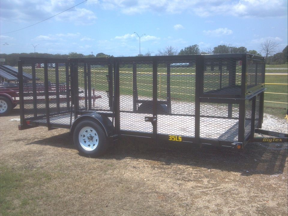    x14 BIG TEX S/A LANDSCAPE, MOWER, UTILITY, GRASS HAUL TRAILER 0 0