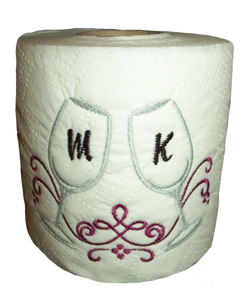 Personalised First Anniversary Gift ~ Novelty Toilet Paper Roll