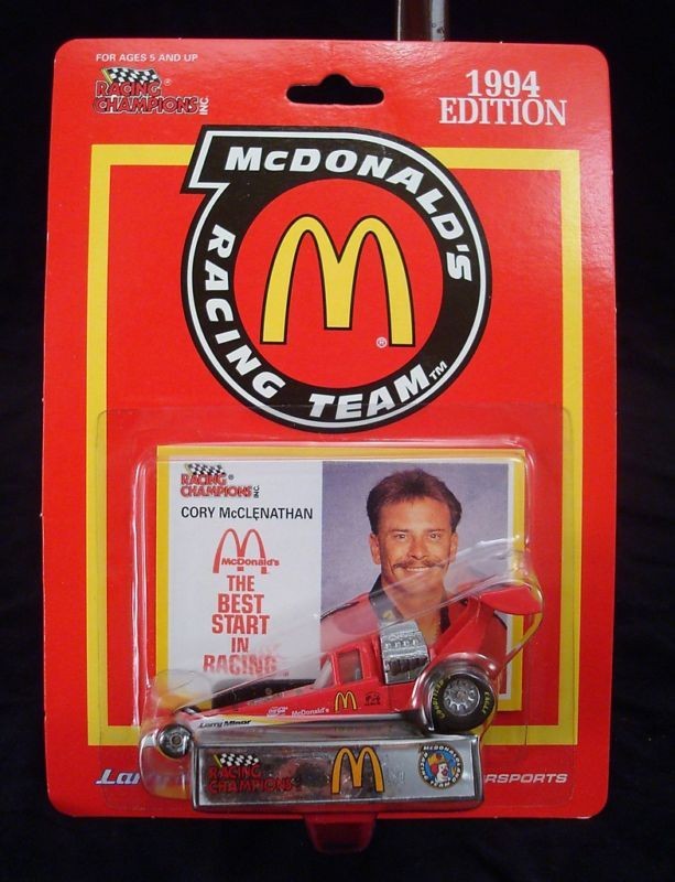 McDONALDS Cory McClenathan DRAGSTER 164 RC 1994 MOC