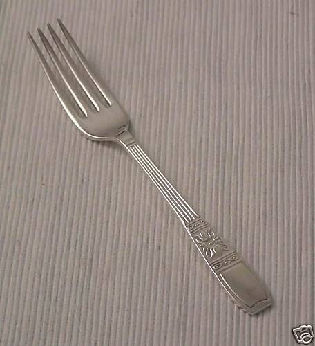 TUDOR ROSE Design COOPER BROS & SONS Silver Table Fork