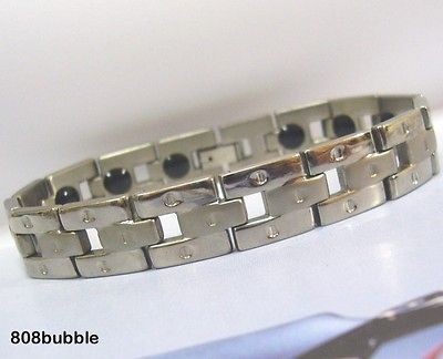 SCORE SV TITANIUM Non Magnetic Bio Germanium Bracelet Therapy Wrist 