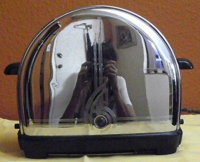 SUNBEAM T 9 Art Deco Vintage Antique Chrome TOASTER 1930s 30s