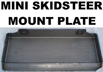 MINI SKIDSTEER MOUNT PLATE SKID STEER DINGO THOMAS (T MP)