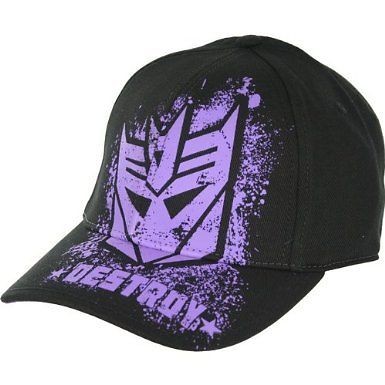 Baseball Cap   Transformers   Decepticon Logo Black