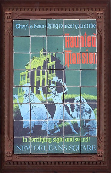 NIB Disneyland Haunted Mansion 40th Tabletop Block Puzzle LE 300