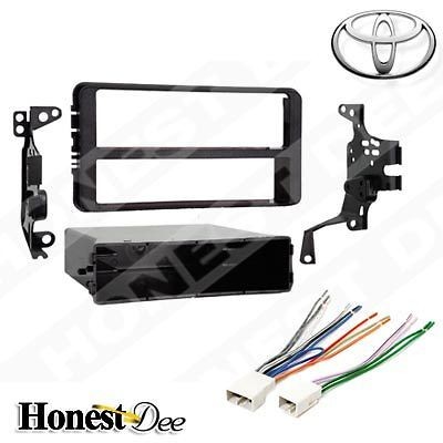 TOYOTA CAR STEREO SINGLE/ISO DIN W/POCKET RADIO INSTALL DASH KIT COMBO 