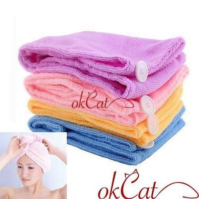 Ladys Magic Hair Drying Towel/Hat/Cap Quick Dry Bath