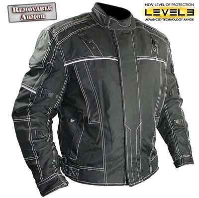 Xelement Cruiser Tri Tex Vented Level 3 Armored Motorcycle Jacket