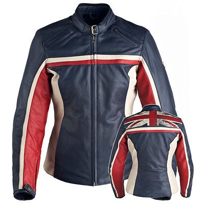 TRIUMPH WOMENS UNION LEATHER JACKET NEW FOR 2012 PERFECT GIFT MOST 