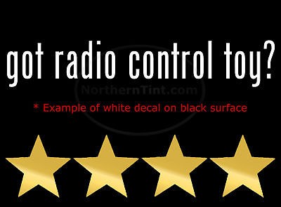 got radio control toy? Vinyl wall art car decal sticker