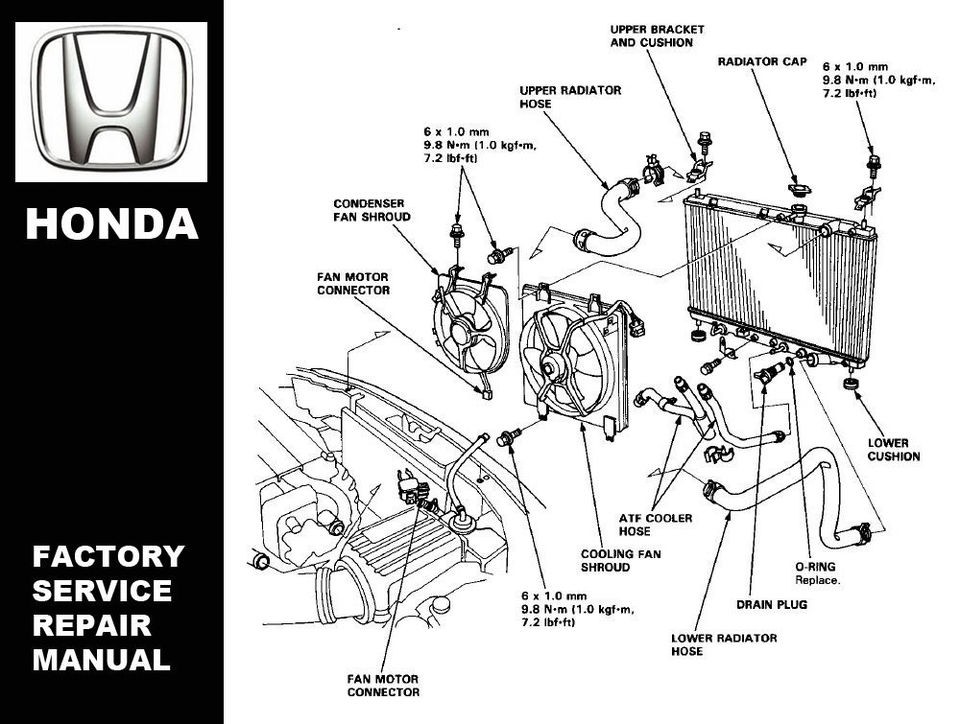 HONDA CR V CRV 1997 1998 1999 2000 2001 2002 FACTORY SERVICE REPAIR 