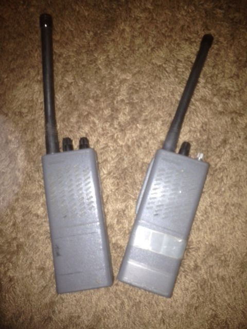 2X MAXON SP 100H VHF TWO WAY RADIO PARTS/REPAIR