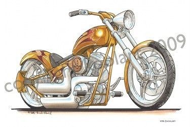 Koolart   Harley Davidson Chopper   1770   Samsung Galaxy S2 or S3 