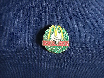 MCDONALDS Monopoly 1995 Golden Arches LAPEL PIN Nice