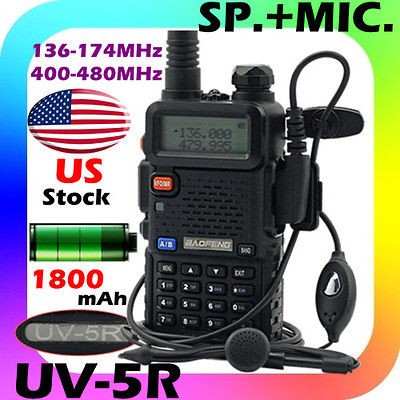    5R 136 174/400 479.995MHz Dual Band DTMF CTCSS DCS FM ham 2way radio