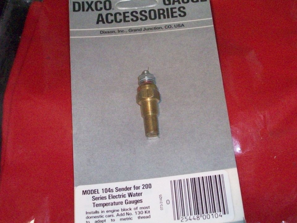 104S DIXCO ELECTRIC WATER TEMPERATURE SENDER (u)