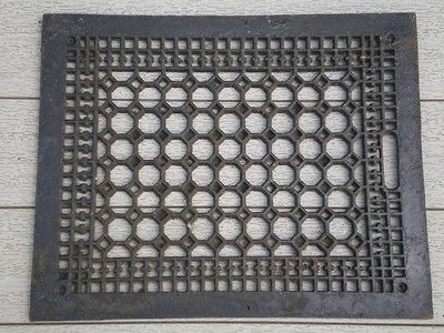 antique cast iron floor register in Heating Grates & Vents