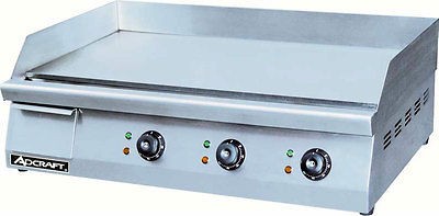 Adcraft GRID 30 30 Commercial Electric Griddle 208V NSF Approved