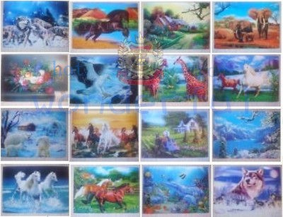   Kids&Teens at Home Bedroom Playroom Wall Decor 3D painting PVC 25x35cm