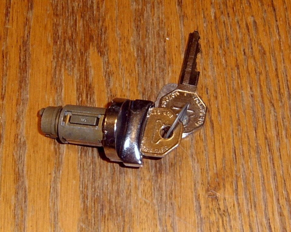 1955 1956 1957 58 64 CHEVY IGNITION CYLINDER & KEYS new (Fits Impala)