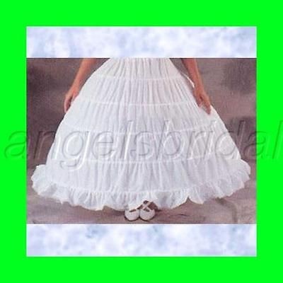   BRIDAL WEDDING GOWN DRESS CIVIL WAR RENAISSANCE PETTICOAT SKIRT SLIP