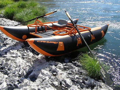 Whitewater Cataraft Pontoon Raft New Factory Demo LOW Starting bid