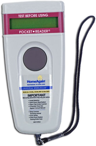 HomeAgain Worldscan Microchip Reader Universal Scanner