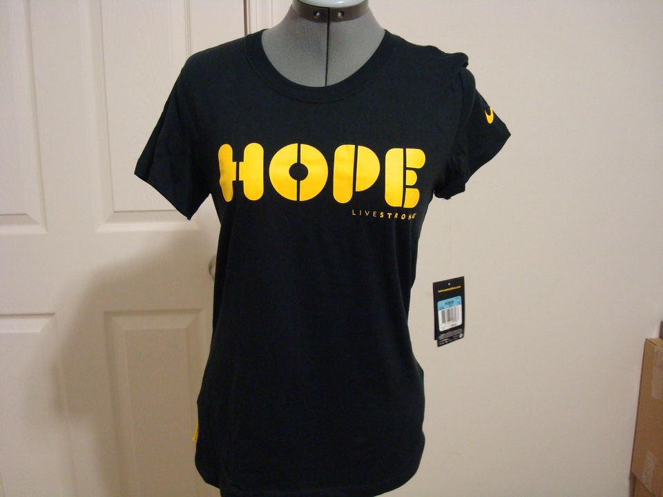 Livestrong Hope T Shirt with Livestrong Wristband Bracelet