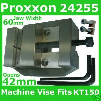 PROXXON 24255 PRECISION MACHINE VISE FIT XY TABLE KT150