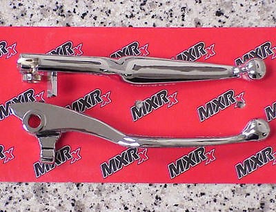 Yamaha VStar V Star 650 1100 Custom CHROME SKULL LEVERS