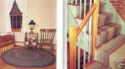 Beautiful Braiding making braided rugs, stair runner