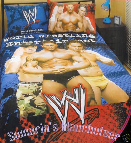 WWE REVOLUTION   DOUBLE BED QUILT COVER SET   BRAND NEW