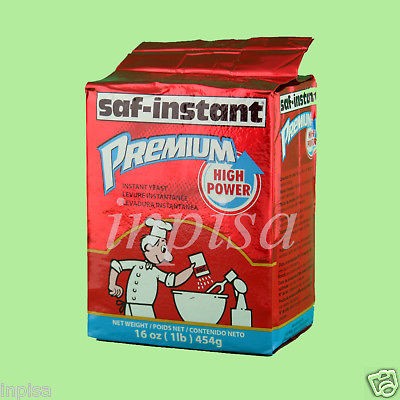 SAF INSTANT PREMIUM YEAST 3 x 1 lb KOSHER PARVE LESAFFRE