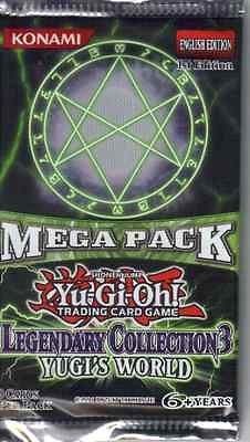 YuGiOh Legendary Collection 3 Mega booster PACK RARE CARDS 