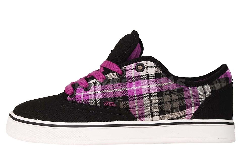Vans AV Era 1.5 Black Purple Womens Casual Skate Boarding Shoes VN 