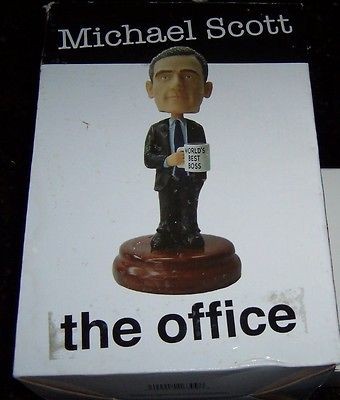 OFFICE MICHAEL SCOTT BOBBLE HEAD NODDER MIB STEVE CARELL